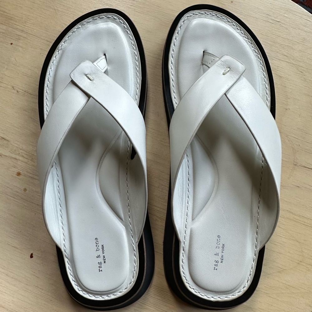 White rag and bone flip flop - Parker thong sandal